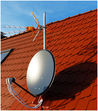 Montaż anten: satelitarnej i naziemnej